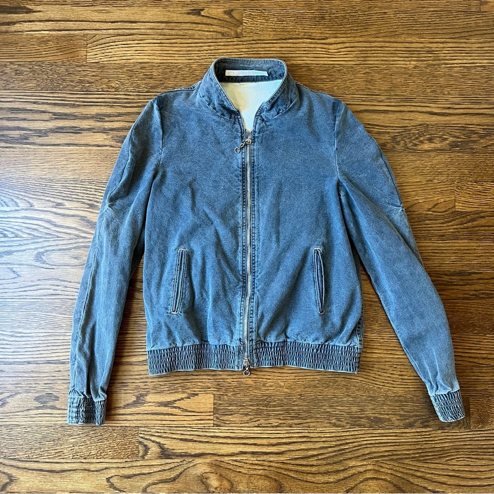 Stella McCartney denim bomber jacket